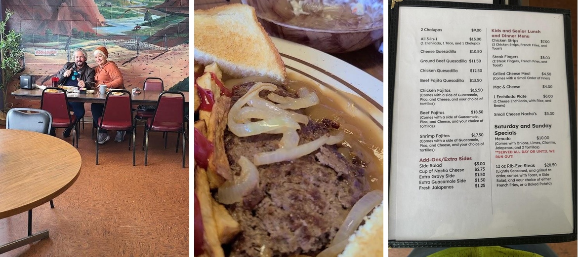 J & M Caprock Cafe Menu