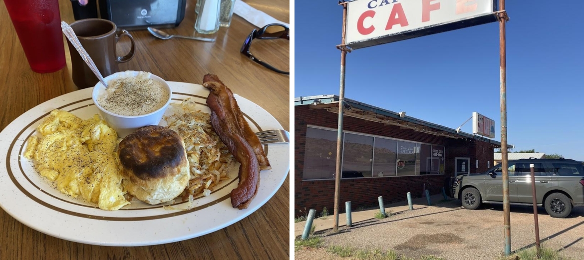 J & M Caprock Cafe Menu